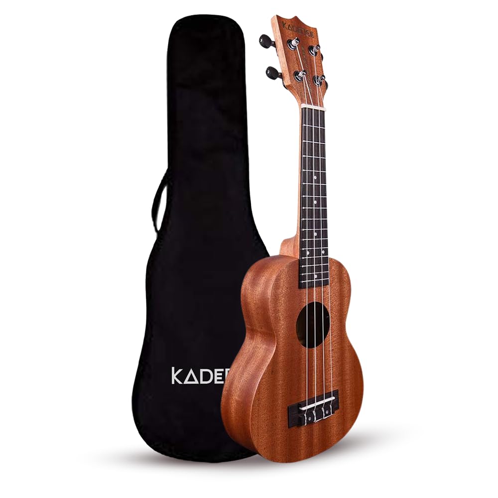 Kadence Wanderer Series ukulele + (Free online learning Course) Brown Mahogany wood Ukulele With Bag