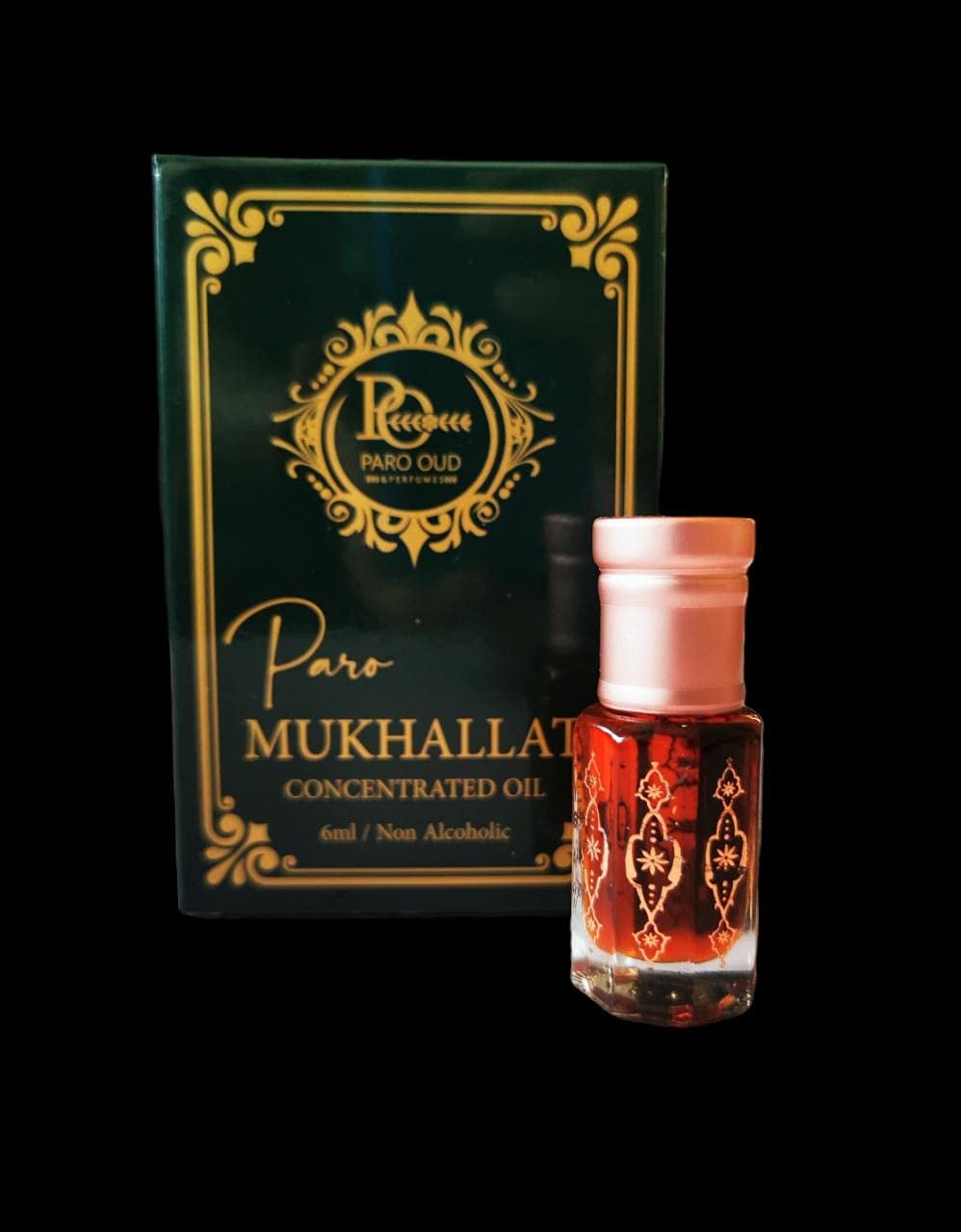 PARO OUD & PERFUMES Premium Quality Attar Mukhallat 6ml Long Lasting Fragrance Original product if packing not box it is fake item.