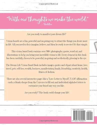 image for Majosta Vision Board Book: Clip Art For Women & Teen Girls With Photos