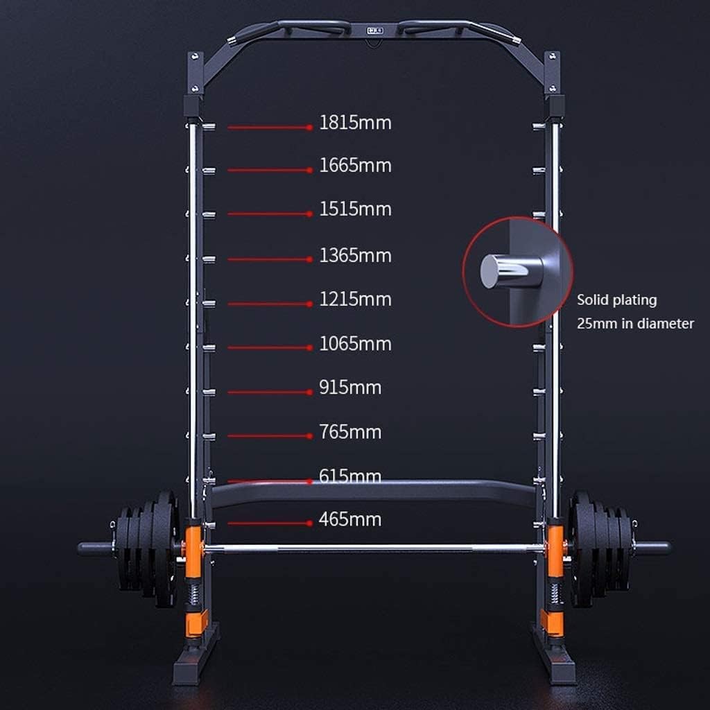 Rack per Squat Professionale Attrezzatura per Allenamento della Forza Sport Domestici Fitness Power Rack Rack per Squat Rack per bilanciere Panca Piana Rack per
