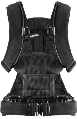 BABYBJÖRN Babydrager One (buik- of rugdrager, zwart, katoenmengsel). - Image 4