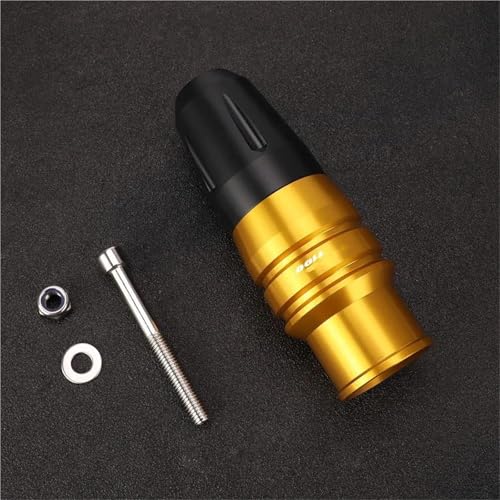 Protection pot échappement CBR1100XX or : curseur anti-chute de cadre en alliage Premium