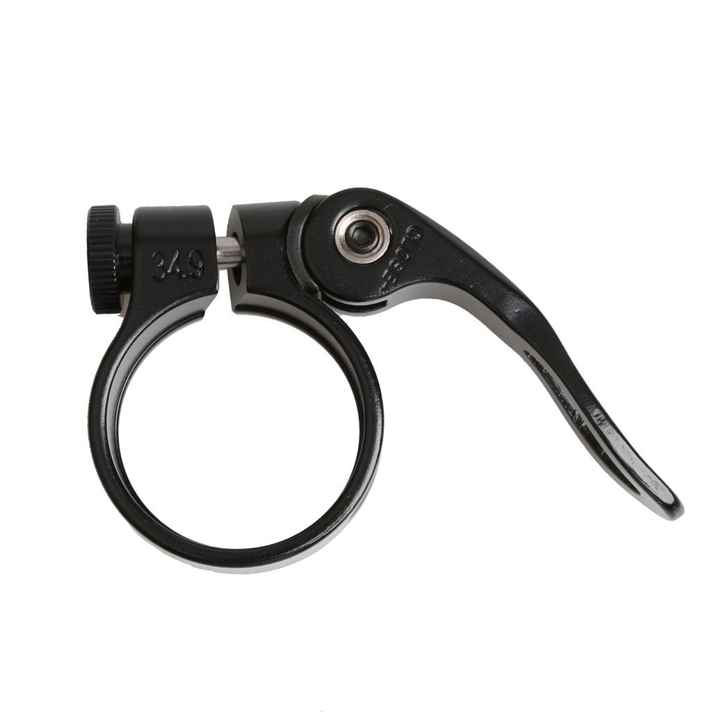 Lista Imported Cycling Bike Bicycle Quick Release Seat Post Bolt Binder Clamp 34.9mm (Black)-picture-15