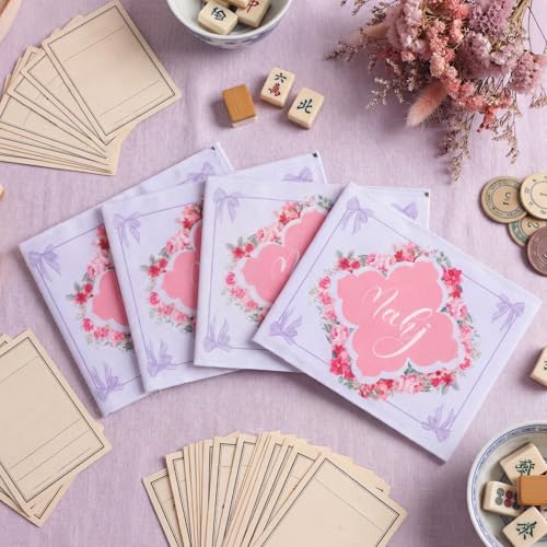 Funda para cartas Mahjong 4 piezas 11.25 x 7 pulgadas miniatura 5