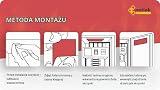notlok Safety Work – Taśma do Automatycznego Gaszenia Pożaru w Skrzynkach Bezpiecznikowych i Szafach Serwerowych | Gasi Ogień w 90 Sekund | Alternatywa dla Gaśnicy ABC | 4x10 cm