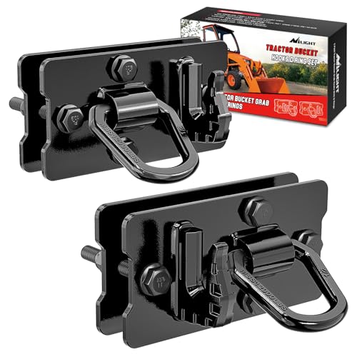 Image of Nilight Tractor Bucket Grab Hook with Tie-Down Ring & Back Plate
