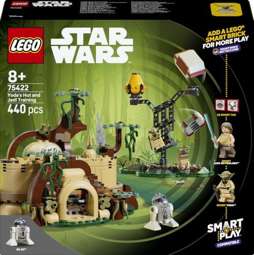 LEGO Star Wars 75422 SMART Play: Yoda's Hut and Jedi Training - Compatible...