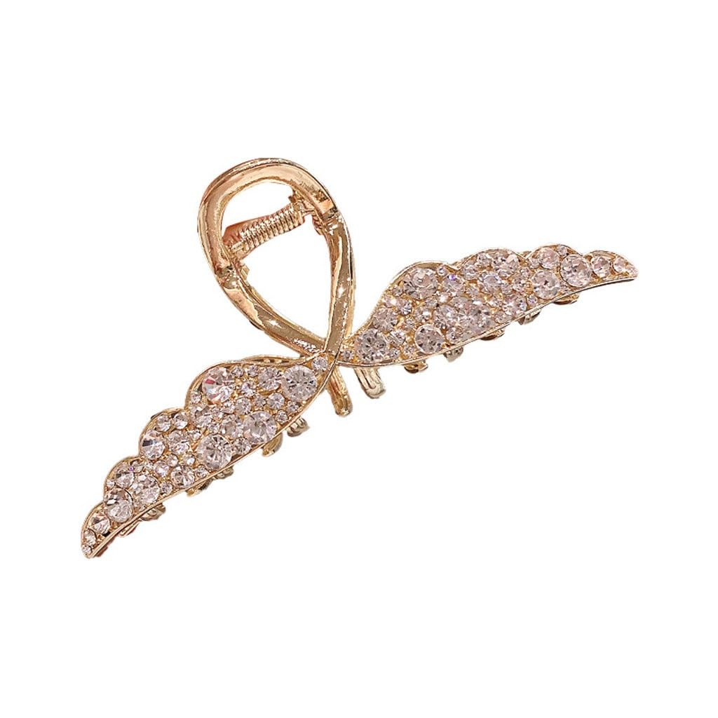 Cuillère à tête arrière en diamant d'eau pour coiffure chic