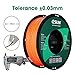 eSUN PLA PRO (PLA+) 3D Printer Filament, Dimensional Accuracy +/- 0.03mm, 1kg, Plastic Spool, 1.75mm, Orange