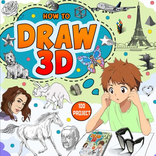 How To Draw 3D: Make Your Own 3D art step by step and draw like artist