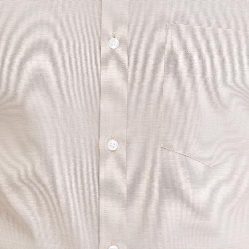 Image of Park Avenue Men's Slim Fit Structure Pattern Cotton Polyester Blend Semi Cutaway Collar Full Sleeve Formal Shirt
