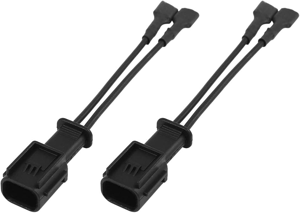 X AUTOHAUX 2pcs Speaker Wire Adapter Horn Harness Connector for Honda Civic