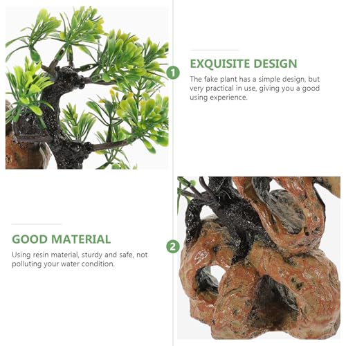 Branche artificielle pour terrarium stable et légère
