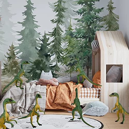 Higherbros Cute Dinosaur Toys 2Pcs Jurassic Compsognathus Dino Toys For Kids Dinosaur Action Figures Dinosaur Figurine Great For Cake Topper And Birthday Gift For Teddler #TOP4