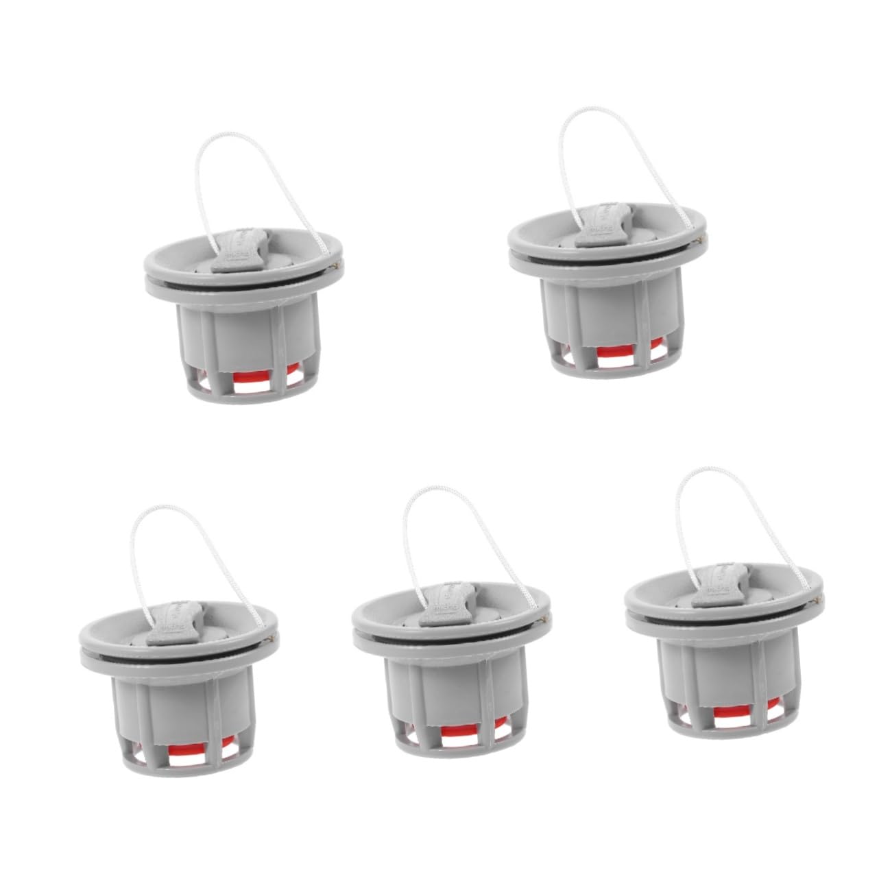 Yardwe Valvola Aria per Gommone Tubi Fluviali per Galleggianti Pesanti Gonfiabile Piscina Gommone Aria Drenare Valvola di Sfiato del Kayak Attacco Valvola Kayak Remare Grey Pom