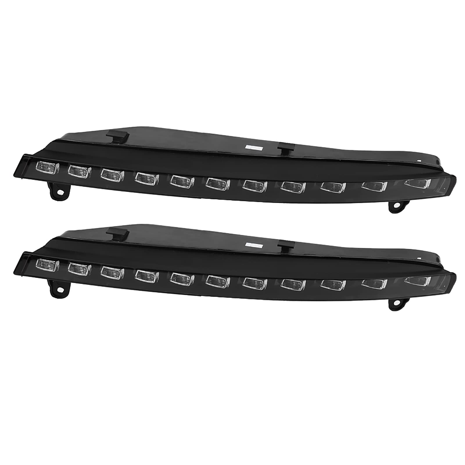 Luces de Circulación Diurna LED DRL para Coche 1 Par de Luces de Circulación Diurna para Coche, Señal de Giro, Luz Antiniebla LED DRL de 2 Colores para Q7 06-09