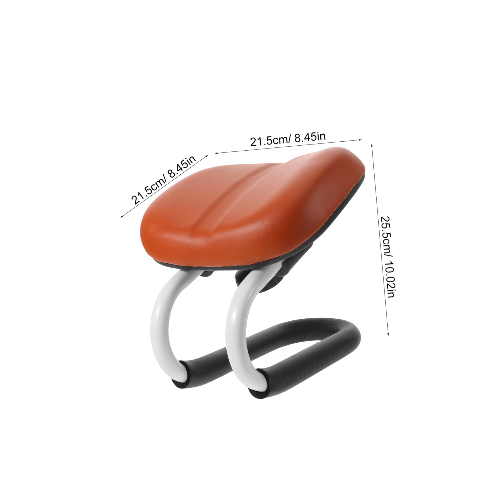 Healeved Sgabello da Meditazione Inginocchiarsi Marrone, Base Antiscivolo | Pu, Altezza Regolabile, 25, 50x21, 50x21, 50cm, Pieghevole per Esterni e Sala Meditazione