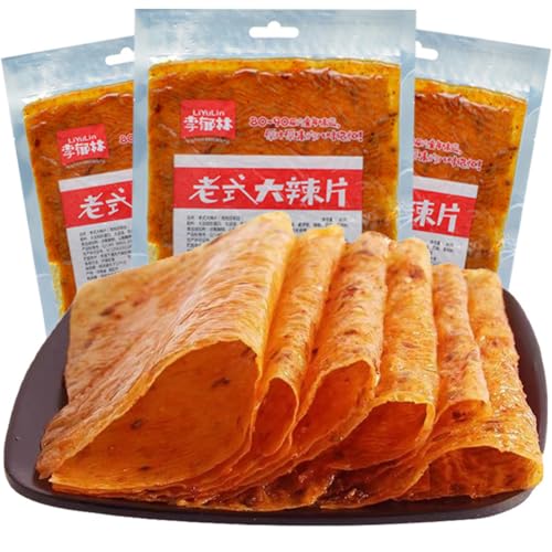 ラーティアオ 80g/袋 大辣片 辛い軽食 辛口 スパイシーで風味豊かな口当たり 色彩と風味に満ちている 辣条 辛い軽食 豆腐皮 辛いお菓子 麻辣豆皮 豆製品 辣片 辛片 辛条 中国お菓子 辛いお菓子 中国零食 間食 おつまみ 中華名物 ?旧零食 (10袋