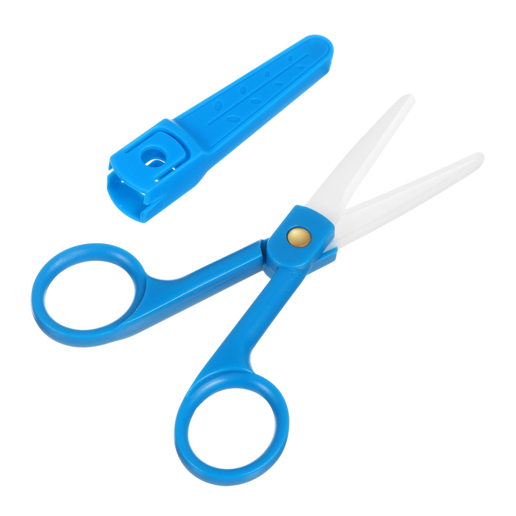 Garneck Ceramic Food Crushes Tool Food Accessories Food Crushed Supplementary Food Scissors Safety Grinding Scissors