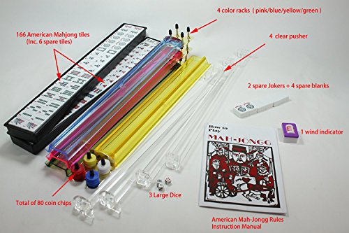 Juego de Mahjong Americano Completo en Estuche de Aluminio miniatura 2