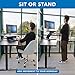 Mount-It! Standing Desk Converter, Compact 25