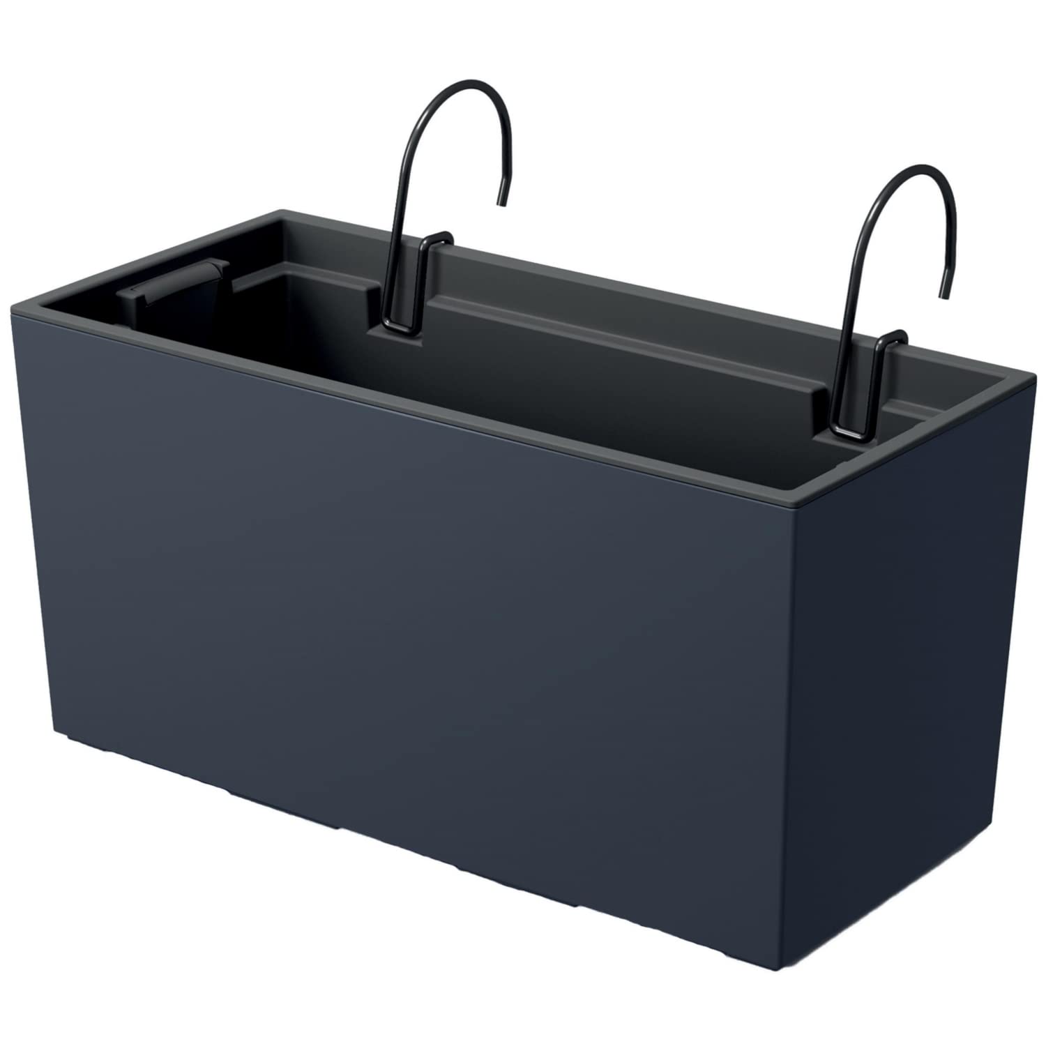 Prosperplast Maceta Urban Case W, Dimensions (mm) 395 x 185 x 195, Colour Anthracite