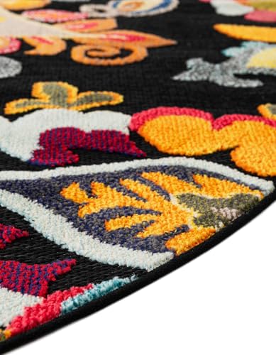 Tapete redondo 6 pies multicolor Rugs.com miniatura 5