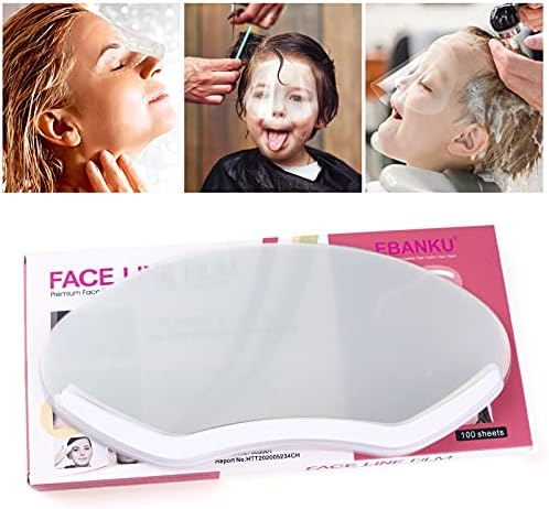 EBANKU Shower Face Shield Eyebrow Eyelash Shield Visors 100 PCS Waterproof