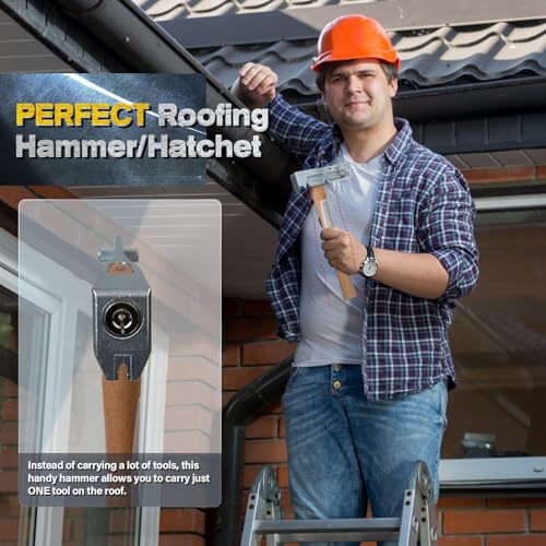 Kathleno Magnet Roofing Hatchet, Magnet Hammer For Roofing Repair thumb #2