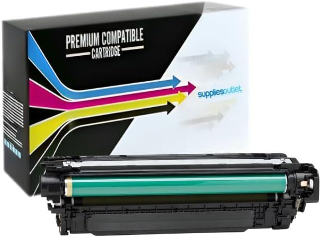 Compatible Toner Cartridge Replacement for HP 504A / CE250A (Black,1 Pack)