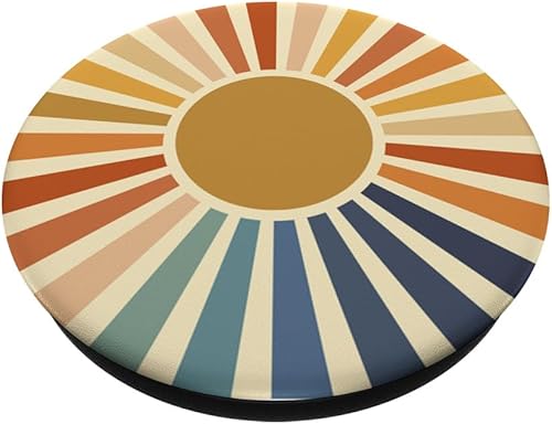 Miniatura 2 de Sunset Retro Otoño Colores Estilo nostálgico PopSockets PopSockets Estándar PopGrip