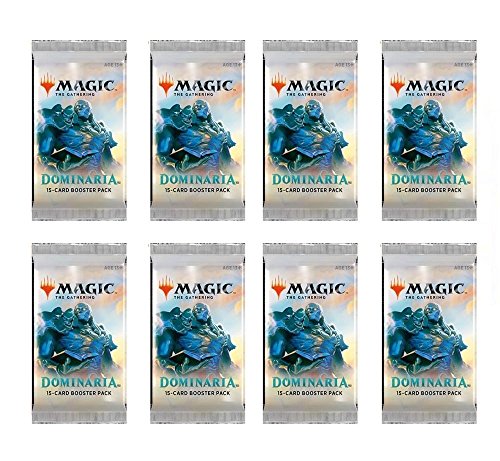 Magic The Gathering Dominaria Booster Packs Trading Card Game - 8 Booster Packs