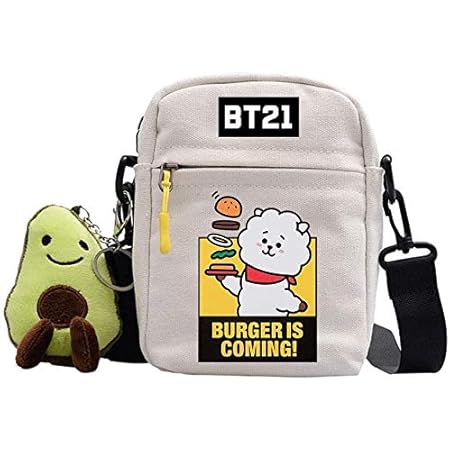 Amazon Bts 防弾少年団 ショルダーバッグ キャンバス ズックのカバン 斜め掛け 肩掛け カバン 多機能ポーチ 収納ポーチ 大容量 軽い 携帯便利 収納ケース 女の子バッグ人気韓流グッズ 応援グッズ人気 お祝い プレゼント アイドル 芸能人グッズ 通販