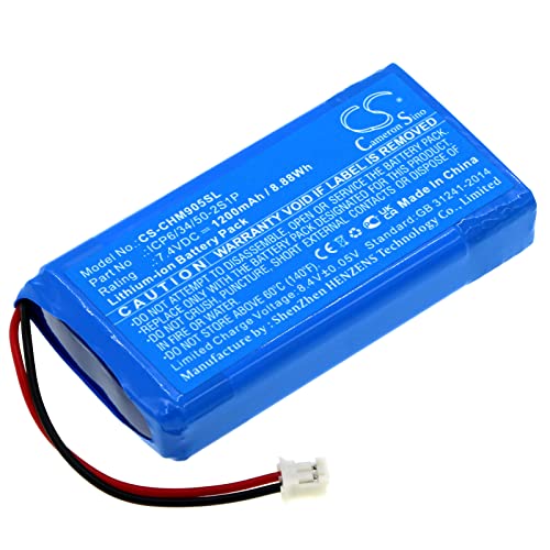 DCH 1200mAh Battery Replacement for Chord MOJO Headphone Amplifier ICP6/34/50-2S1P