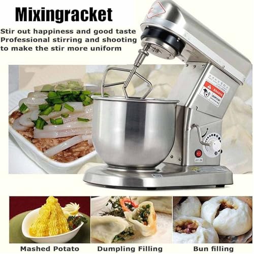 Impastatrice, impastatrice elettrica con 3 velocità, potenza 500 W, include ciotola, frusta e gancio per impastare per cuocere, cucinare e preparare l'impasto.