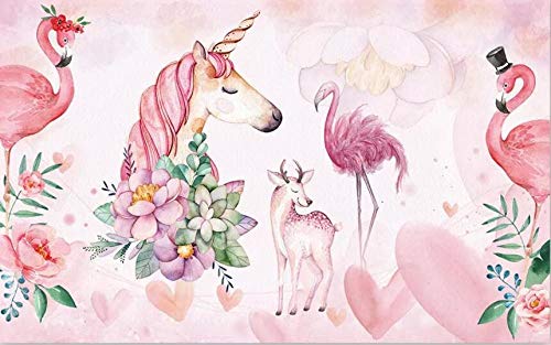 Papier peint personnalisé 3d rose pour masquer les défauts - 6