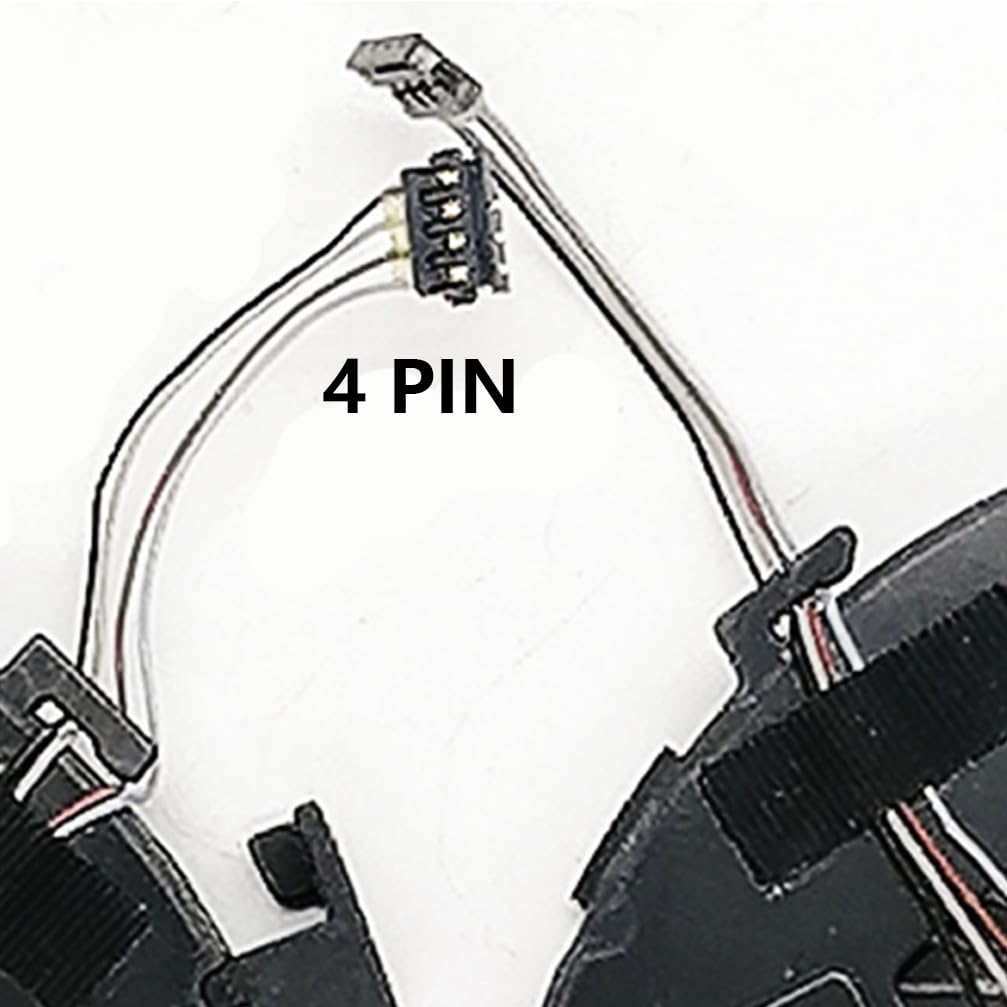 CPU + GPU Cooling Fans Suitable for HP Spectre X360 15-CH 15-CH0XX TPN-Q200 Series Laptop Cooler Fan 5V 0.5A 4 PIN NS75C00-18C17 + NS75C00-18C16 P/N: L33058-001 + L33057-001 (2PCS)