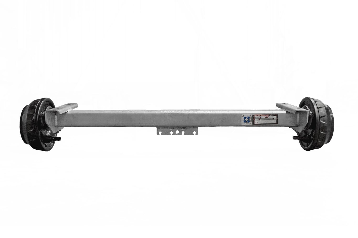 Knott Eje con Freno VGB18MV para Remolque 1800 kg 1100 mm 5x112 | Acero galvanizado en caliente con freno Backmat. Ideal para plataformas de carga pesada, portavehículos y remolques tándem.