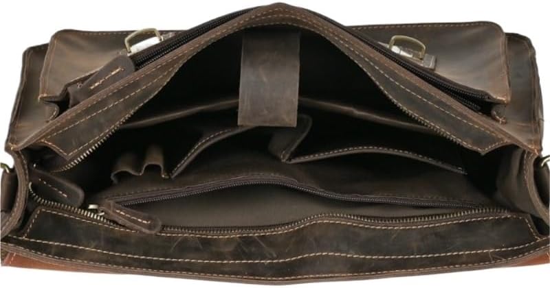 Vintage Shoulder Messenger Bag Business Laptop