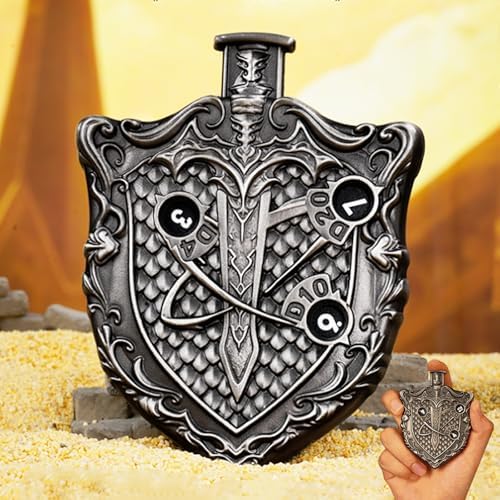 Roulette Dice V3.0 The Final TTRPG Click to Roll Spinning Dice Upgrade for Role Playing Dice DND Dice Sets Press to Roll Balanced and Fair Made from Zinc Alloy Pocket Size Precision Reading
