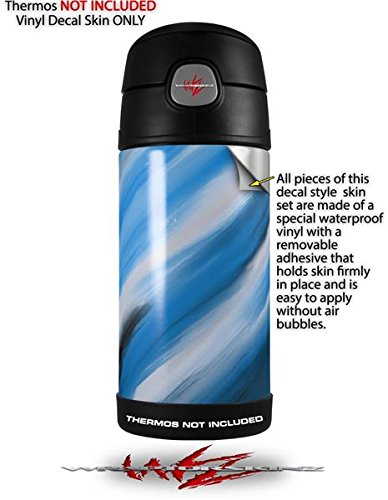 Amazon.com: Skin Decal Wrap compatible with Thermos Funtainer 12oz Bottle  Paint Blend Blue (BOTTLE NOT INCLUDED) by WraptorSkinz: Home & Kitchen