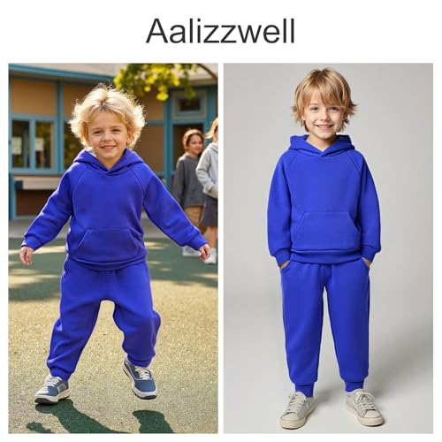 Aalizzwell Toddler Baby Hooded Sweatsuit 6M - 5T3
