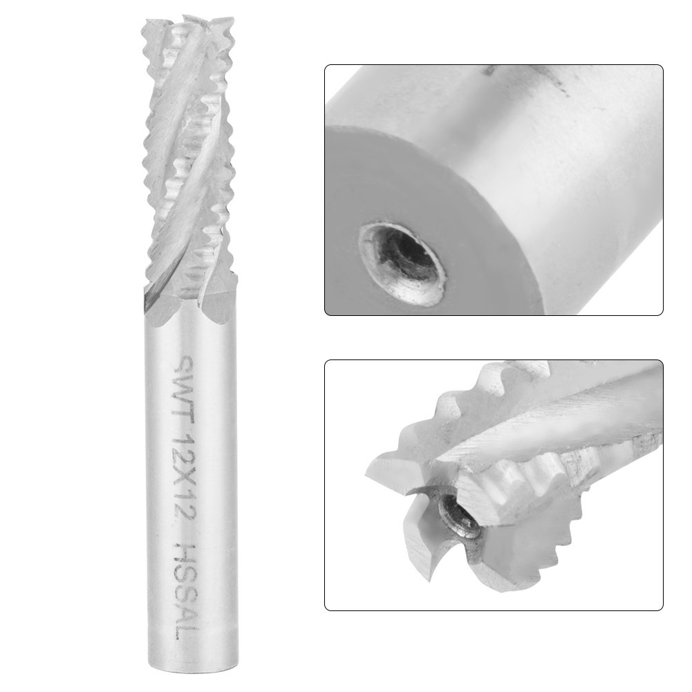Set de 7 Fresas HSS de 4 Flautas, 6-20mm, para Fresadora CNC, Procesamiento de Metales