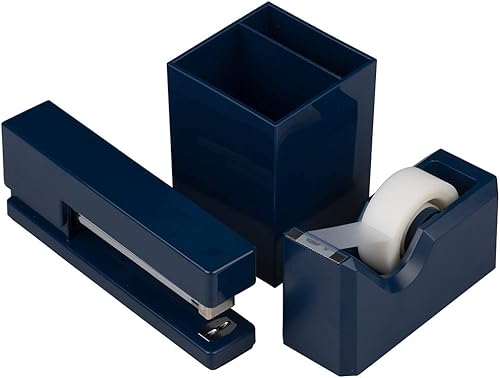 Miniatura 21 de JAM PAPER Juegos de oficina y escritorio, 1 grapadora y 1 dispensador de cinta, naranja, paquete de 2 Naranja,Negro,Azul, claro, gris,Oro,Gris,Verde