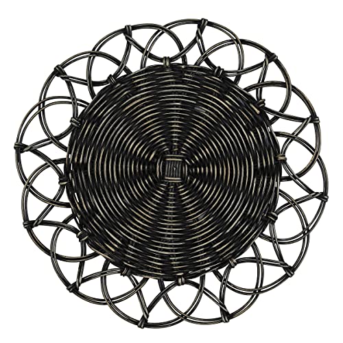 Split P Black Mya Charger Set of 4