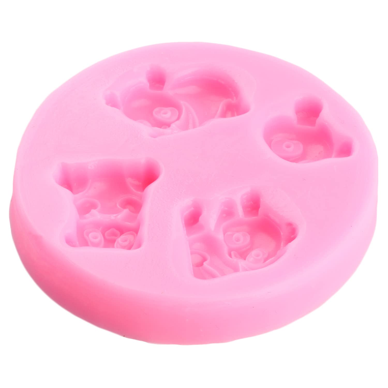 YIHUOMOLDS Panda Bear Silicone Mold Panda Fondant Molds for Cake Decorating Cupcake Topper Chocolate Candy Gum Paste Polymer Clay - Image 7