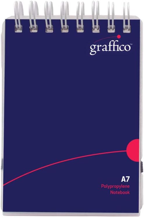 A7 Twin Wire Polypropylene Notebook of 140 Pages (Pack of 1)