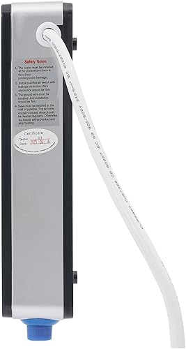 Miniatura 4 de Calentador de agua eléctrico sin tanque, 6500 W a 220 voltios, calentador de agua eléctrico residencial instantáneo caliente bajo demanda para baño,