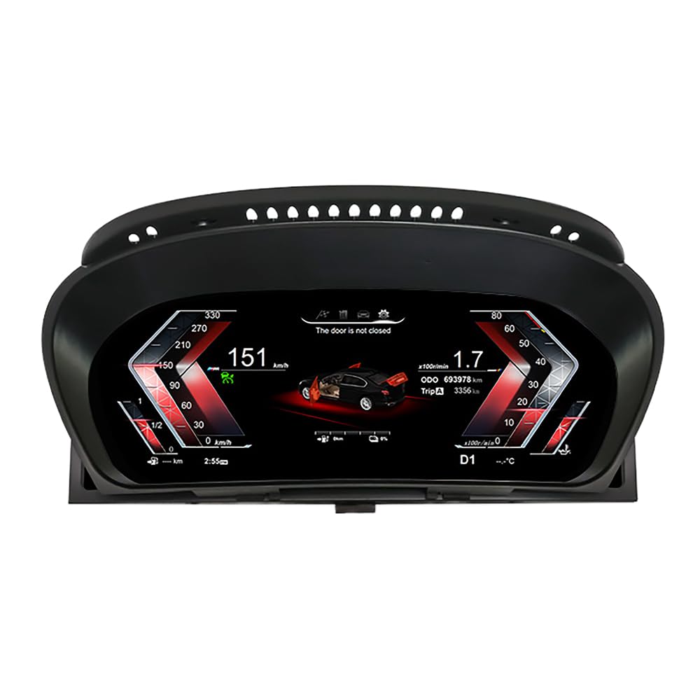 Digital Dash, Automotive Replacement Instrument Panel Gauges, Speedometer Instrument Cluster Replacement For BMW X5 E70, Digital Cluster Instrument Speedometer - 12.3inch