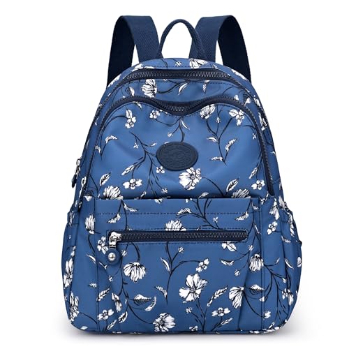 Image of Pealwel Mini Backpack Purse for Women,Small Nylon backpacks for Ladies Backpacks Women Anti Theft Travel Bag (Orchid)